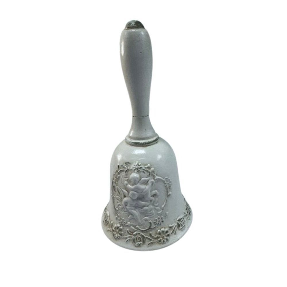 Vintage Porcelain Bell Angel Design Romantic Mid-Century Modern